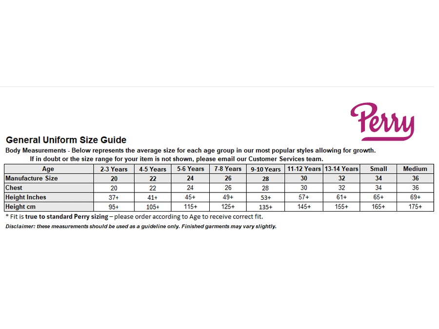 Sizing Guide